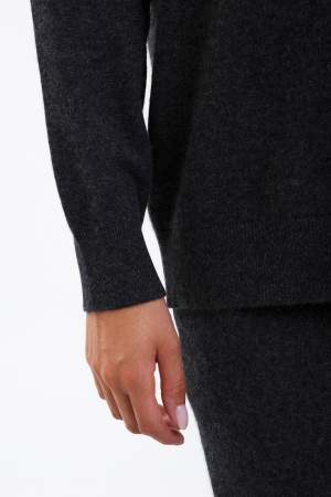Кардиган жен 08397 каш Munkh (2XL-52, 75 графитовый)