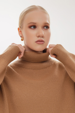 Свитер жен 12159 каш Мунх (M-46, 1327 песочный)