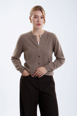 Кардиган жен 08478 (08179) каш Munkh (M-46, 57 коричневый)