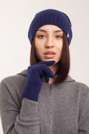 Перчатки 31100 кашемир мунх (F, 85 темно-синий)