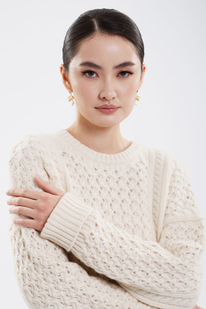 Джемпер KW045529 Гоби (M, Н-1 бел)