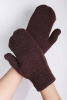 Варежки взрослые 70% шерсть Бат Сежу (2 , шоколадный)