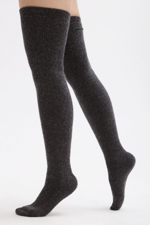 Чулки 70% шерсть ТОД (F, графитовый)