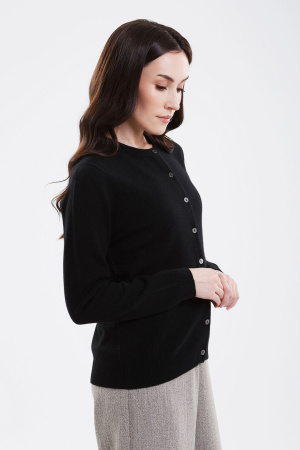 Кардиган жен KW021011 гоби (M-46, 1481 черн)