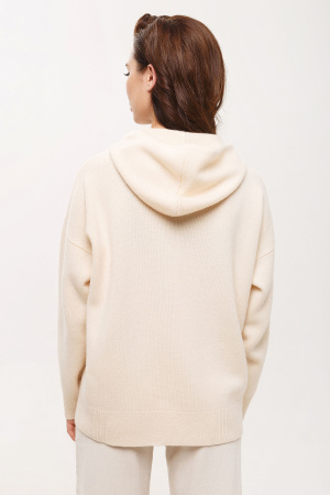Худи жен 01274 с капюш каш Munkh (XL-50, 997 кремовый)