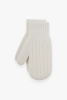 Варежки 30120 каш мунх КХ (F, 01 белый)