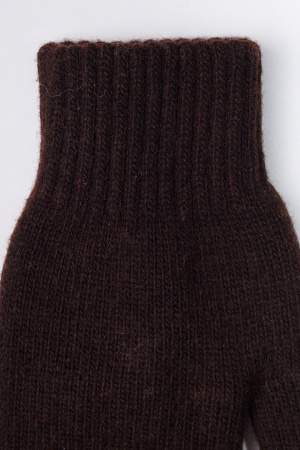 Варежки взрослые 70% шерсть Бат Сежу (2 , шоколадный)
