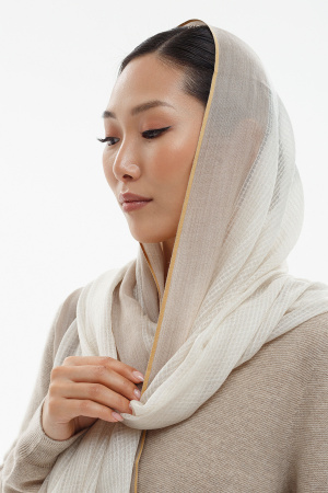 Шаль WA200311 Гоби (200*90, 755/148/1352 беж/кор/желт)