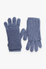Перчатки+митенки КW190389 гоби (F, 1402 голубо-синий)