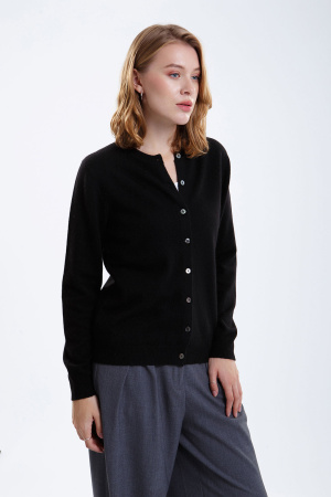 Кардиган жен 08478 (08179) каш Munkh (M-46, 81 черный)