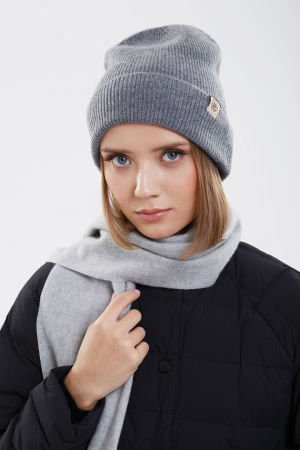 Шапка KA102025 Гоби (F, 1300 серебристо-серый)