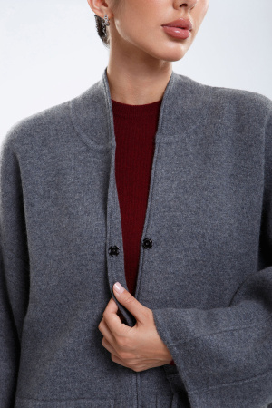 Кардиган жен каш 08384 Munkh (XL-50, 74 серый)