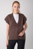 Жилет жен 06084 Мунх КХ (L-48, 497 т.корич)