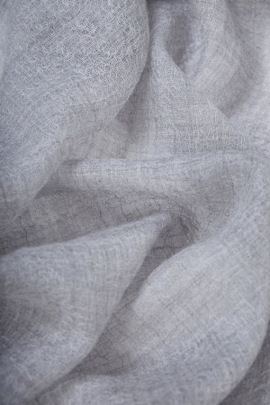 Палантин 221-0125-007 Хан Богд (190*100, сер*полоска борд*полоска син)