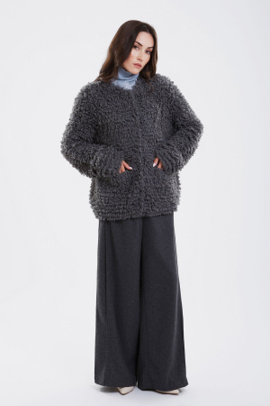 Кардиган жен 40083 "барашек" мунх (L-48, 1267 мокр асфальт)