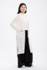 Кардиган длин жен шелк+каш 102-0221-172 Хан Богд (F, 1509 белый)