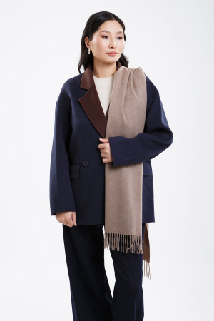 Шарф кашем WF66001 БлюСкай (180*30(+-2), 57 коричневый)