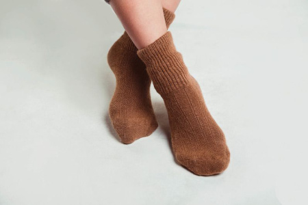 Носки 70% шерсть ТОД (34-36, рыжий)