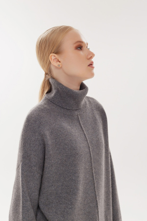 Свитер жен 12187 каш Мунх КХ (XL-50, 74 серый)