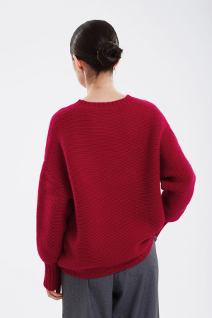 Джемпер жен 01-18-229-ОС Гоеол (L-48, 45 т.красный)