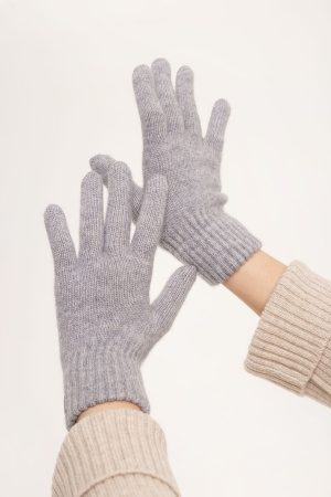 Перчатки 31100 кашемир мунх (F, 148 светло-серый)