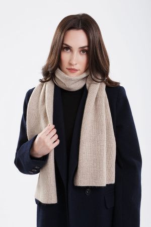 Шарф KA211084 гоби (F, 1000 бежево-кор)