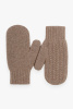 Варежки 30120 каш мунх КХ (F, 57 коричневый)