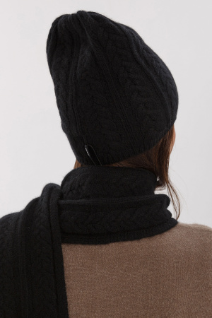 Шарф KW211621 гоби (F, 1481 черн)