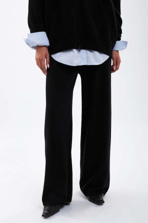 Брюки жен 05151 каш Мунх широкий пояс (2XL-52, 81 черный)