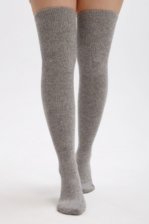 Чулки 70% шерсть ТОД (F, серый)