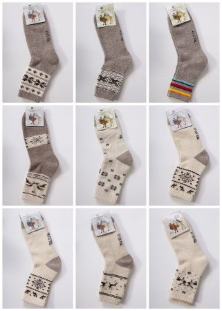 Носки 100% шерсть ТОД (37-39, в ассортименте)