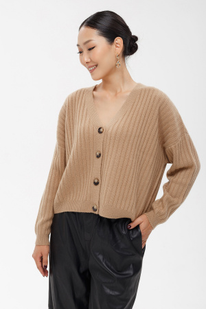 Кардиган жен 08343 каш Мунх КХ (S-44, 1327 песочный)