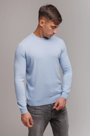 Джемпер муж КМ040800 (420169WE (416014)) гоби (S-44, 520 голубой)