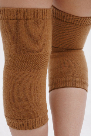 Наколенники длинные 70% шерсть ТОД (F, рыжий)