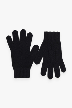 Перчатки 31121 кашемир КХ (F, 81 черный)
