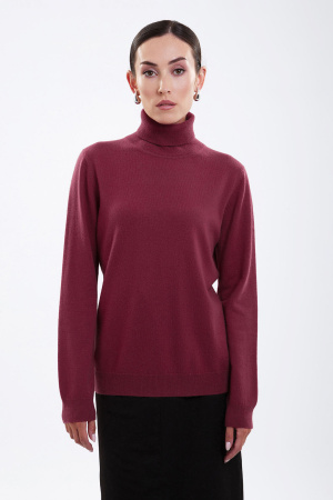 Водолазка жен 12068 каш мунх (S-44, 1209 брусничный)