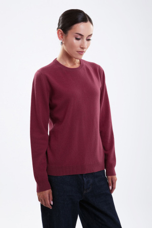 Джемпер жен 01117 каш мунх (S-44, 1209 брусничный)