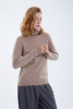 Свитер 12068 шерсть+кашем Munkh (2XL-52, 392 бежево-коричневый)