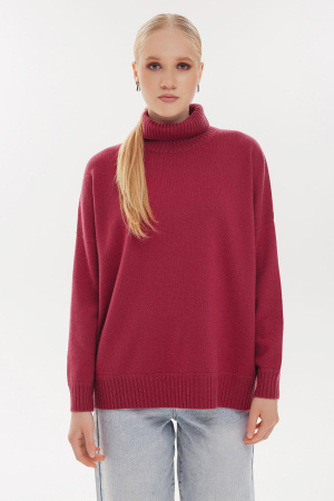 Свитер жен 12072 каш Мунх (L-48, 1209 брусничный)