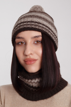 Хомут 12140c Fyaus Бодиос (20*24, 8*5*6 шокол*сер*корич)