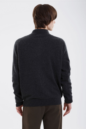 Сорочка муж 11008 на молнии каш Мунх (2XL-52, 75 графитовый)