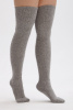 Чулки 70% шерсть ТОД (F, серый)