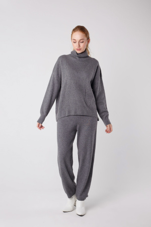 Свитер жен 12159 каш Мунх (M-46, 74 серый)