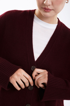 Кардиган жен 07-24-201-ОС Гоеол (L-48, 1327 темно-борд)