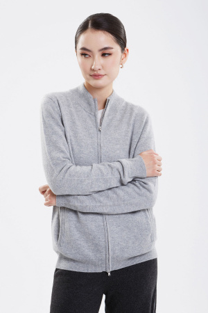 Кардиган жен KW020992 Гоби (2XL, 1299 светло-сер*мел)