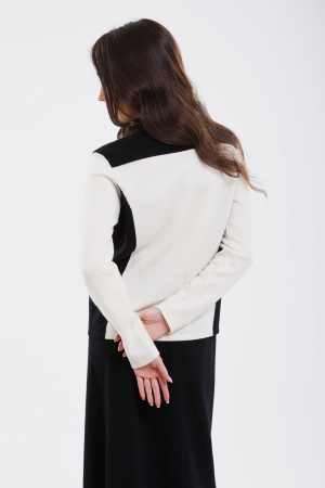 Джемпер жен 12208 каш мунх (XL-50, 01/81 бел*черн)