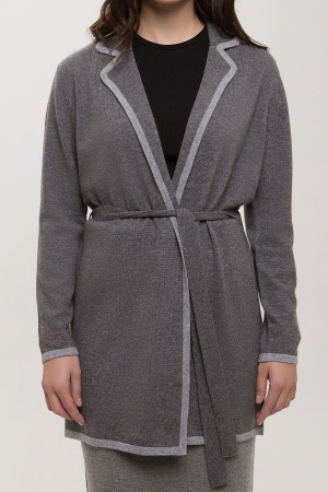 Кардиган жен 08365 каш мунх (S-44, 74/148 сер*св-сер)