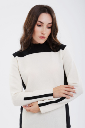 Джемпер жен 12208 каш мунх (M-46, 01/81 бел*черн)