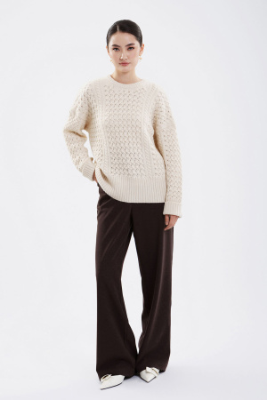 Джемпер KW045529 Гоби (M, Н-1 бел)