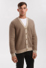 Кардиган муж КU024882 гоби (2XL-52, 1000/57 беж-сер/кор)
